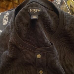 J. Crew Men's Thermal Cotton Crewneck